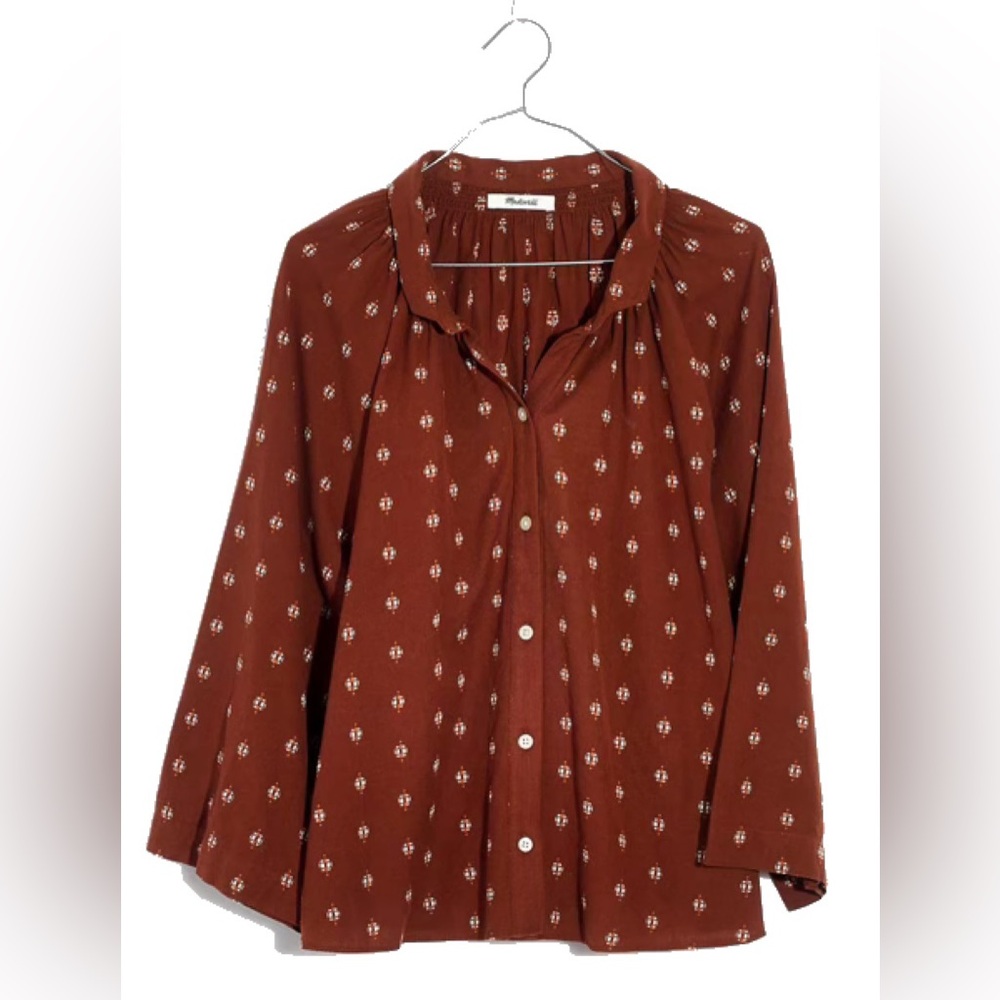 Madewell Raglan Peasant shirt